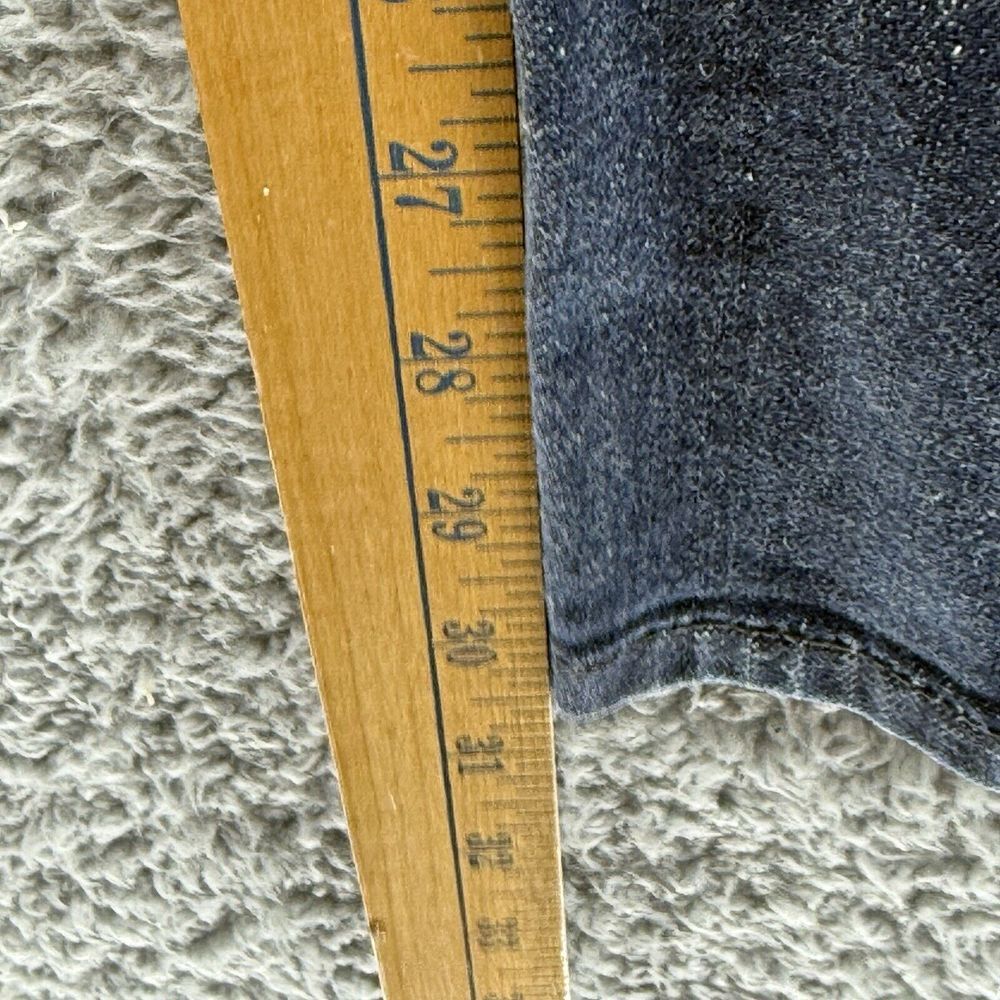 Michael Kors Jeans Womens 6 Dark Blue Denim Stretch‎ Bootcut Embroidered Pockets - Picture 6 of 9